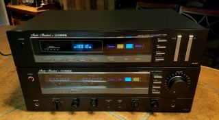 Vintage Fisher Fm - 600 Synthesizer Tuner And Ca - 800 Integrated Stereo Amplifier.