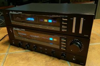Vintage Fisher FM - 600 Synthesizer Tuner And CA - 800 Integrated Stereo Amplifier. 3