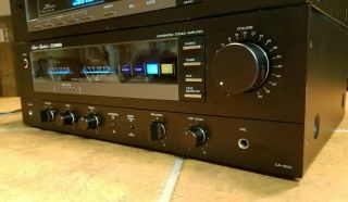 Vintage Fisher FM - 600 Synthesizer Tuner And CA - 800 Integrated Stereo Amplifier. 4