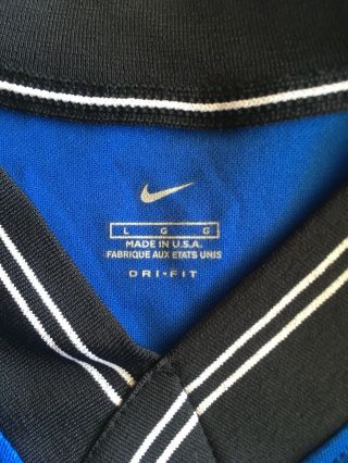 Vintage MLS San Jose Earthquakes Nike Graziani 20 Soccer Jersey Size L 6