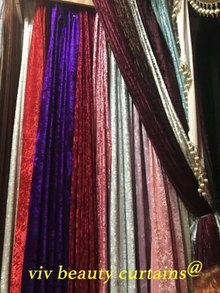 THEATER/STAGE Red Vintage Classic Velvet Curtain Drape 12ft H Sound Proof 4