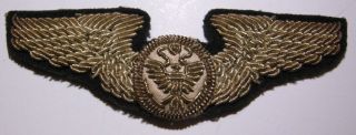 Ww2 Us Army Air Forces Bullion Theater Made Aircrew Wing - Aaf