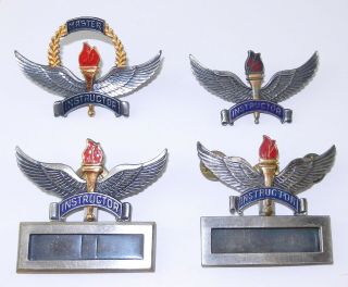 4 Us Air Force Master Instructor Wings Badge Military Pin T70ff