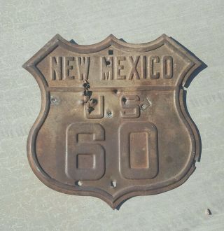 Mexico Vintage Highway Sign 1940 