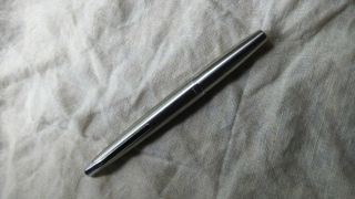 Vtg ✓ Pilot F H272 Stainless Steel Body Fountain Pen ∆∆ π ∆∆