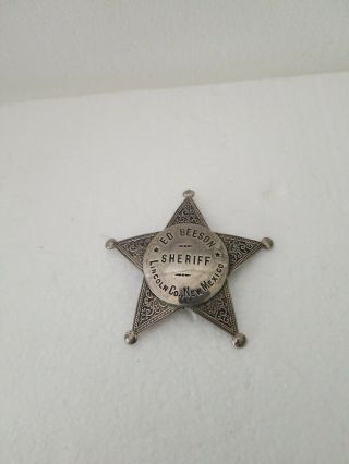 Vintage,  Antique Named Lincoln County Mexico Sheriff 