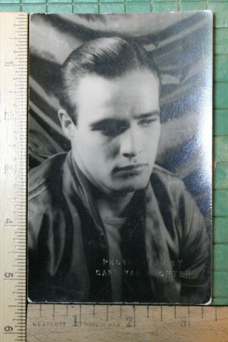 Marlon Brando Vintage Photo By Van Vechten Circa 1951