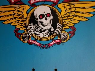 Powell peralta skateboard Tony Hawk Turquoise RARE 1988 Bones brigade 10