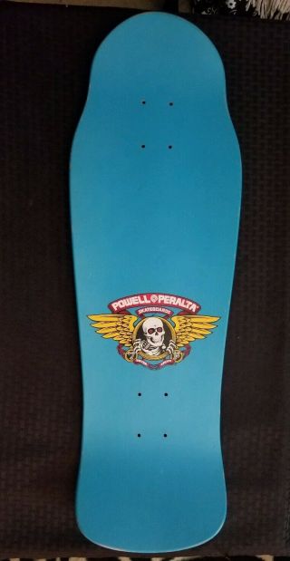 Powell Peralta Skateboard Tony Hawk Turquoise Rare 1988 Bones Brigade