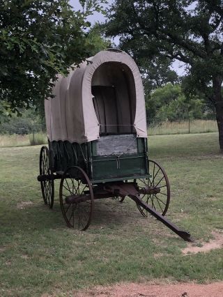 Antique Horse Drawn Covered Wagon - Needs Work 2