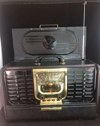 Vintage Zenith Trans - Oceanic 8g005tz1 Shortwave Radio In