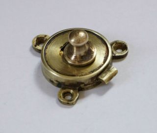 Antique Furniture Fitting - Brass Catch For Snap Top / Tilt Top Table