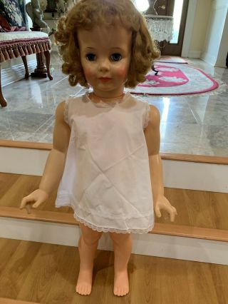 Vintage IDEAL Short Blonde Curly Hair Patti Play Pal Play Pal Doll G35 7