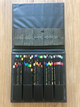 Design Spectracolor - Vintage 60 Piece Color Pencil Set - Rare Find