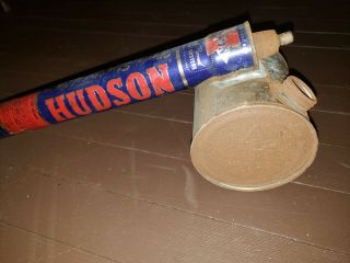 Vintage Hudson Bug Sprayer Old Fashioned Pump Duster 2Spray All 2
