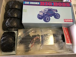 Vintage Kyosho Big Boss 1/10 Monster Truck Car Crusher Kit RARE 5