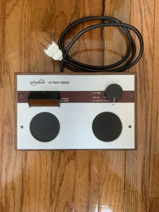 Vintage Witschi Q Test 3000 Watch Tester