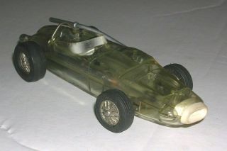 Vintage Schuco Clear Body Wind Up Race Car 1005 See Through Micro Racer