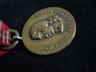 WW.  2 ROMANIAN CRUSADE AGAINST COMMUNISM MEDAL.  badge,  award,  stick pins. 4