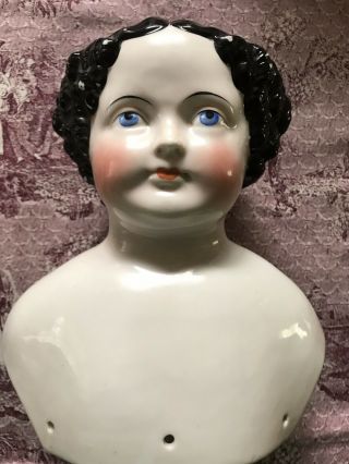 8 1/4” Large Antique China Doll Head / No Damage