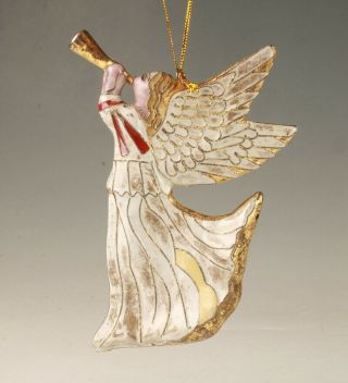 Cloisonne Enamel Hand - Made Mascot Carving Angel Statue Pendant Decoration