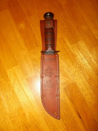 Us Army Kabar Fighting Knife W/sheath Like