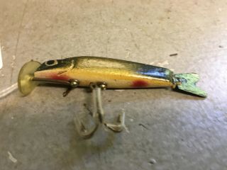 Vintage RARE Haas Liv - Minno Jointed Lure - Smaller 2.  75 