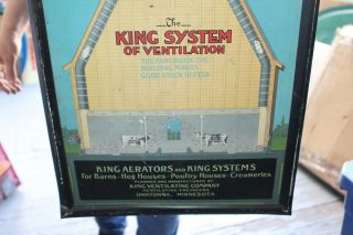 Rare Vintage 1920 ' s The King Aerator Barn Ventilation Farm Feed 19 