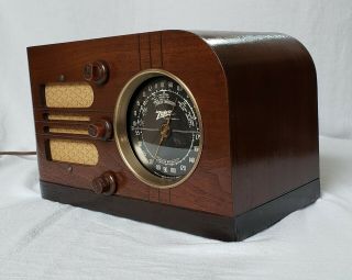 Vintage Zenith Am/sw Radio 6d - 219 (1937) Beautifully Restored