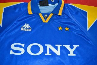 KAPPA JUVENTUS SHIRT 1995/96 FOOTBALL JERSEY DEADSTOCK 90 ' S VINTAGE SOCCER 2