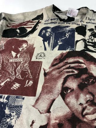 Vintage Rare Rev.  Dr.  Martin Luther King Jr Mosquitohead T Shirt Size XL 3