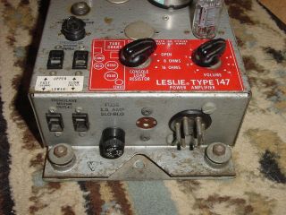 1969 vintage Leslie 147 Amplifier 6550 Tube Amp Hammond B3 organ 145 3