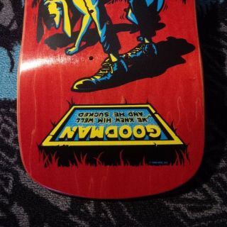 1989 NOS OG Santa Cruz Ross Goodman Gravedigger vintage skateboard deck 6