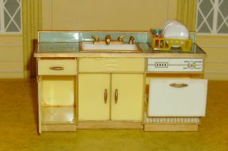 IDEAL Petite Princess (Patti) Dollhouse Kitchen Appliance Roombox_complete. 6