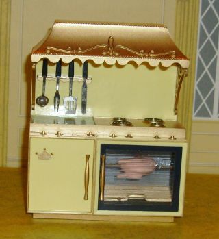 IDEAL Petite Princess (Patti) Dollhouse Kitchen Appliance Roombox_complete. 9