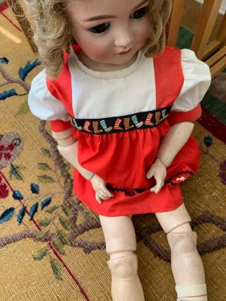 German Antique Doll Handmade Over 100 Years Old Bisque