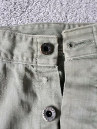 Vintage WW2 Mens US Marine Corps Herringbone Size 30/30 HBT Pants 2