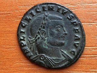 Roman Empire - Licinius I 308 - 324 Ad Ae Follis Jupiter Siscia Ancient Roman Coin