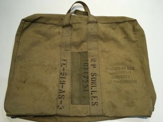 Named Wwii Us Army Air Corps Force Aviators Kit Bag An 6505 - 1 Usaaf Parachute