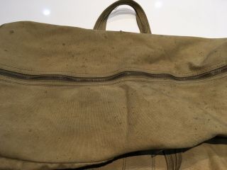 Named WWII US Army Air Corps Force AVIATORS KIT BAG AN 6505 - 1 USAAF PARACHUTE 5