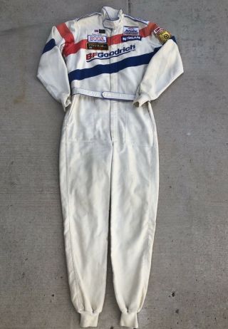Vintage 80s 90s Simpson Racing Suit Bf Goodrich Valvoline Nissan
