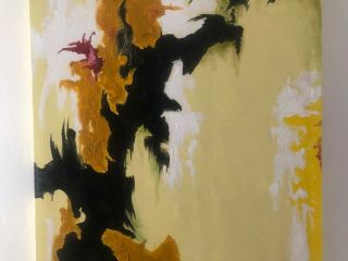 CLYFFORD STILL OIL PAINTING ON CANVAS SIGNED RARE 21 X 26 3