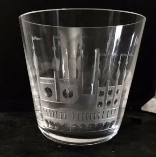 Carl Rotter Crystal Etched Clear Tumbler - Whisky Or Juice Glass