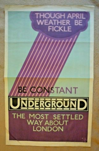 Vintage London Underground Poster 1928 by Aldo Cosomati 8
