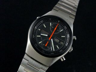 RARE VINTAGE CITIZEN CHRONOGRAPH Diver Style AUTOMATIC WATCH 2