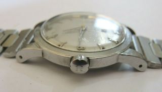 VINTAGE STAINLESS STEEL GENTS OMEGA AUTOMATIC WRIST WATCH CALIBER 351 MOVEMENT 6