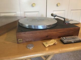 Vintage Acoustic Research AR Xa Turntable.  Very Unit.  Perfect Quiet Speed. 2