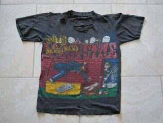 Vintage 90s Snoop Dogg Flaws Holes Distressed Doggystyle Shirt Tee Sz Small Rap