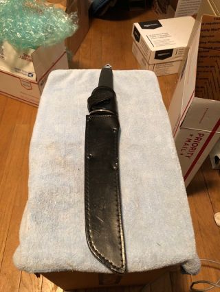 Cold Steel Vintage Tanto Blade Knife With Sheath 9 Inch Japan