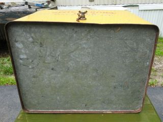 Vintage 1950 ' s RC Cola metal ice chest 7
